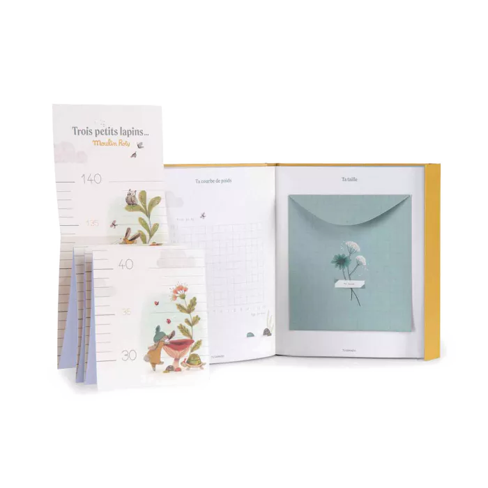Libro della nascita coniglietto in italiano - Moulin Roty