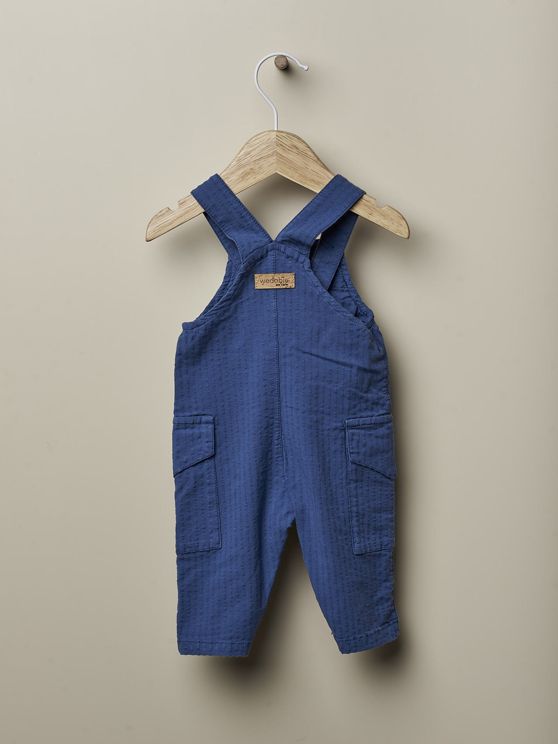 Salopette bambino estivo Blu Wedoble - dalla 12 alla 24 Mesi