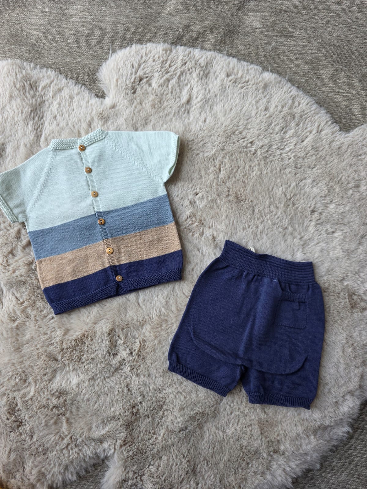 Completo Estivo in Maglia "Brezza Marina" - Wedoble