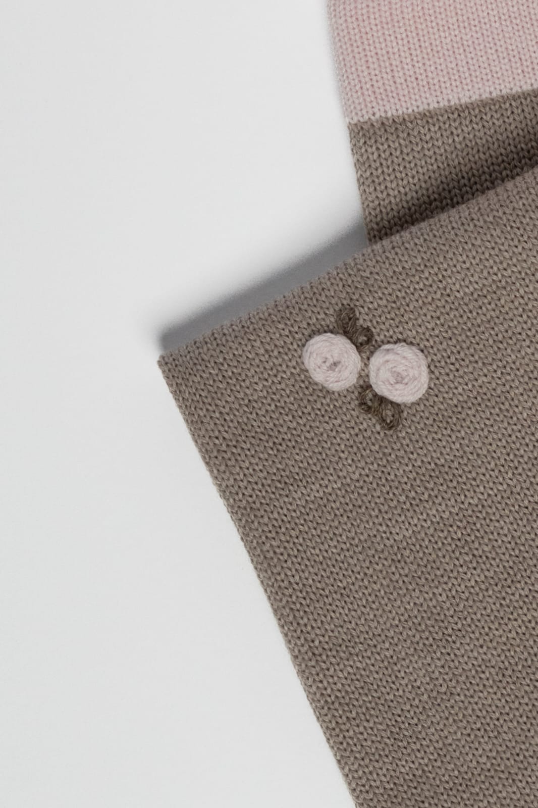Coperta in lana roselline - Marlù