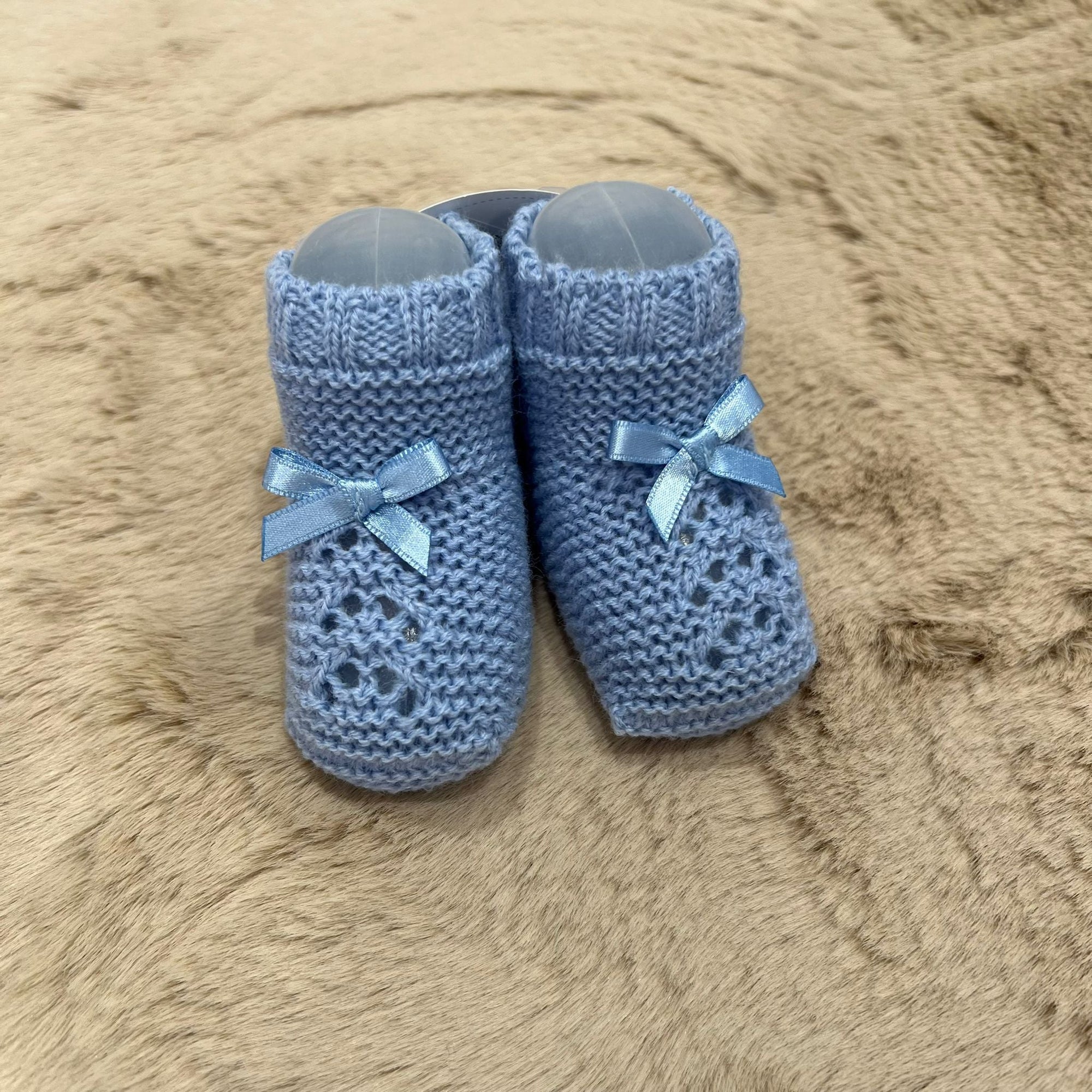 Scarpine nascita con fiocco in varie colorazioni - Juliana