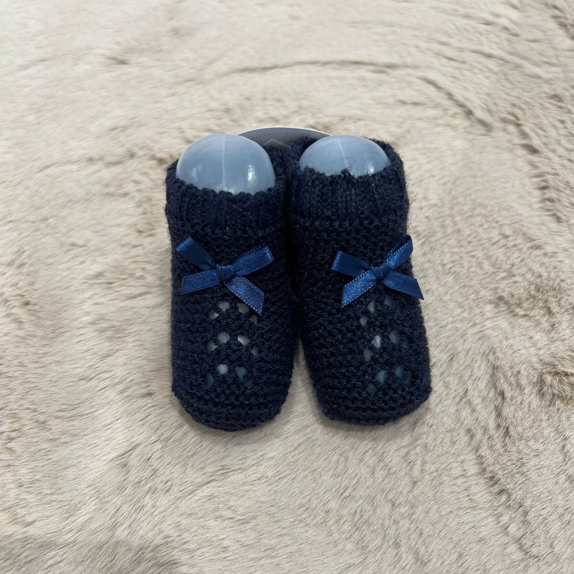 Scarpine nascita con fiocco in varie colorazioni - Juliana
