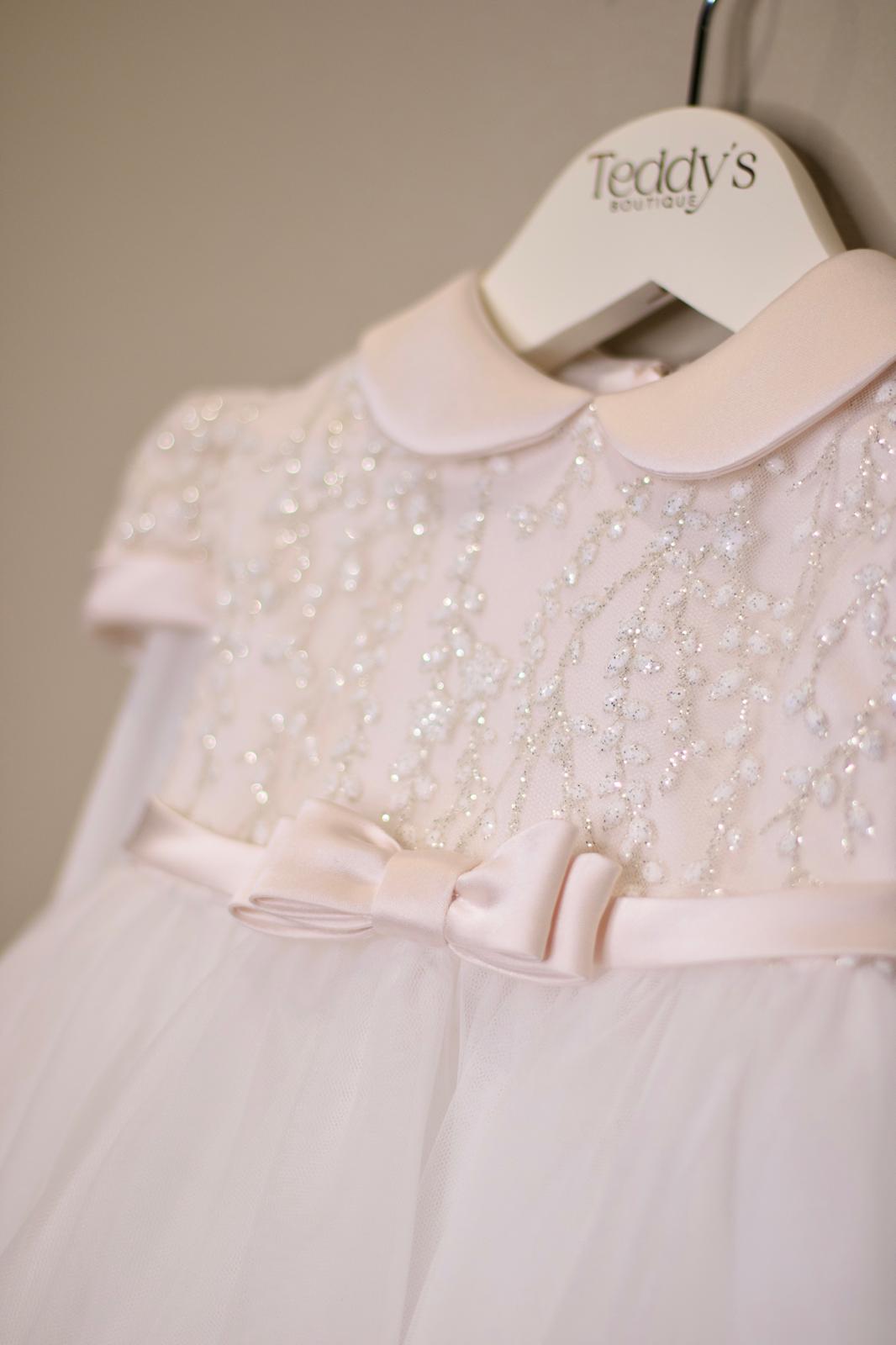 Vestitino Cerimonia Tulle e Ricami Punti Luce - Minù