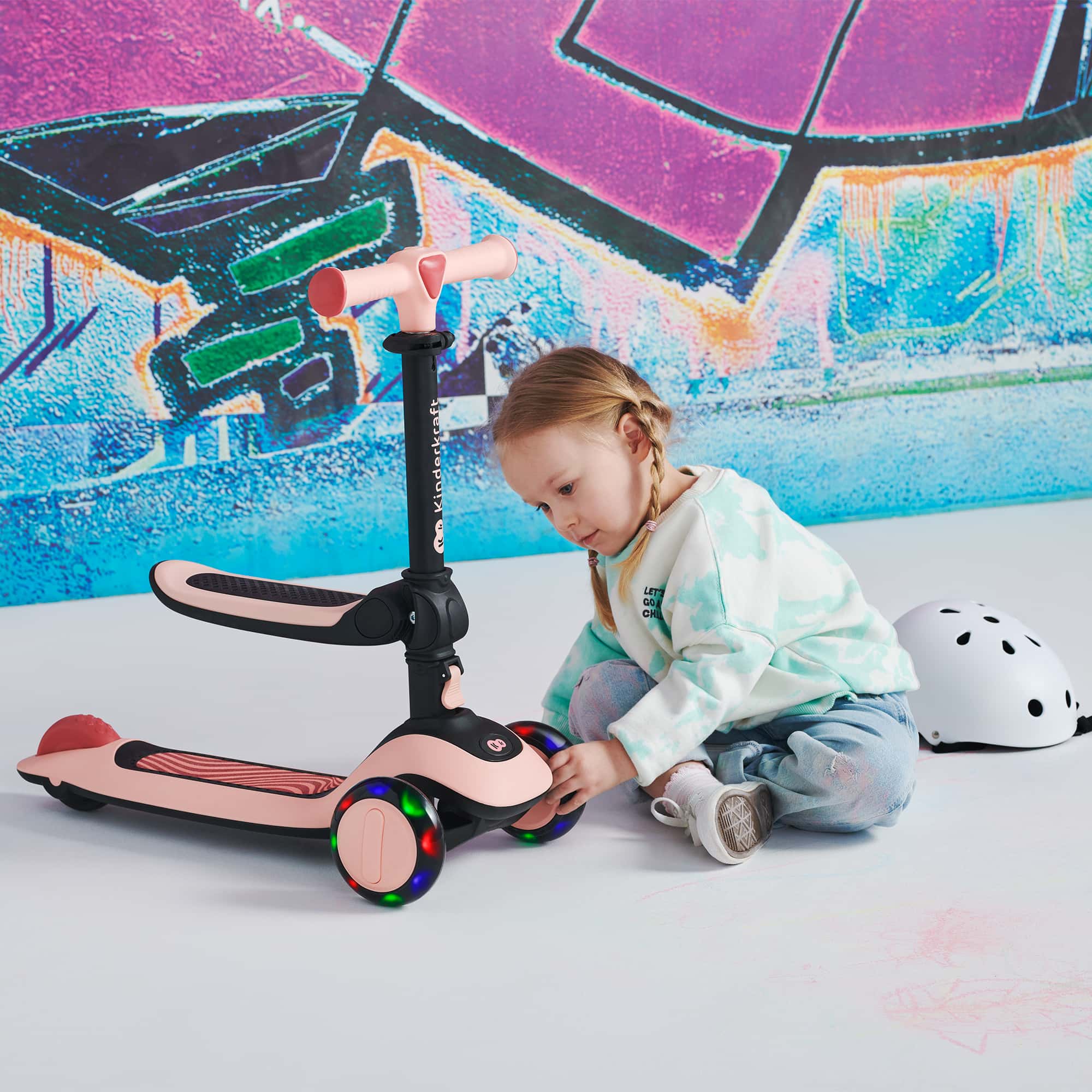 Bicicletta senza pedali e monopattino a tre ruote HALLEY - Kinderkraft