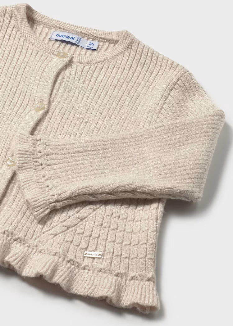 Cardigan volant tricot - Mayoral