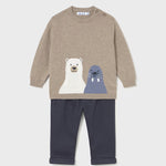 Completo pantalone e maglioncino con animali - Mayoral