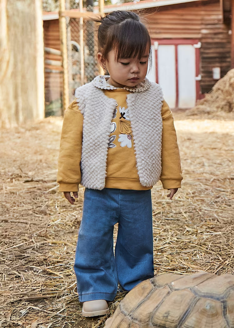 Completo pantalone e maglione neonata - Mayoral