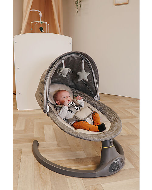 Sdraietta Sonora Neonato - Grigio - 5 Velocità
