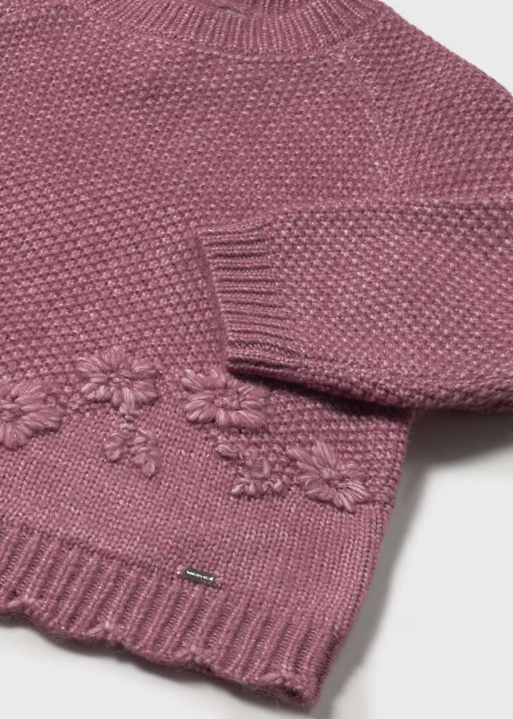 Maglione fiori ricami - Mayoral