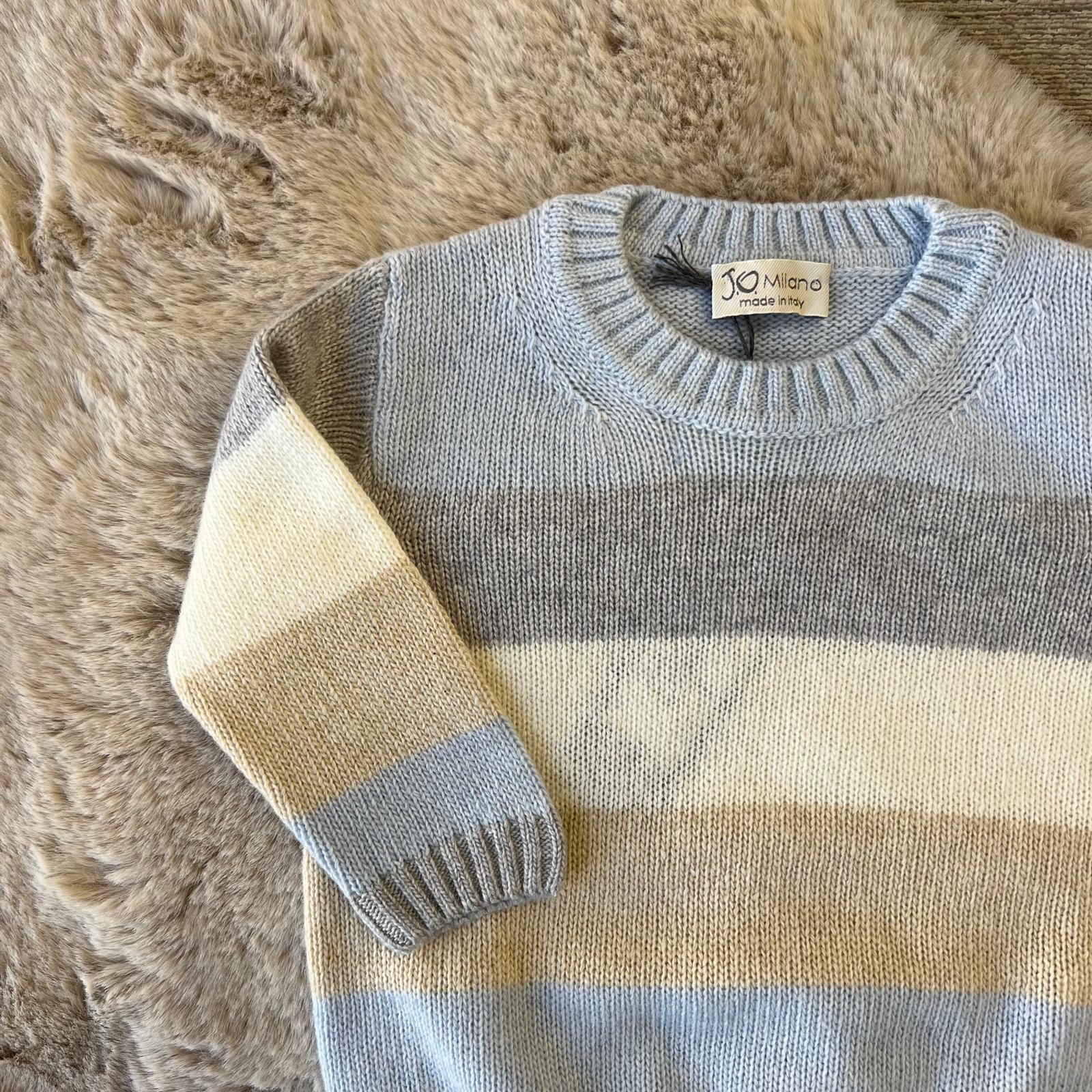 Maglione bimbo a Righe Jo Milano - dalla 6 alla 9 mesi