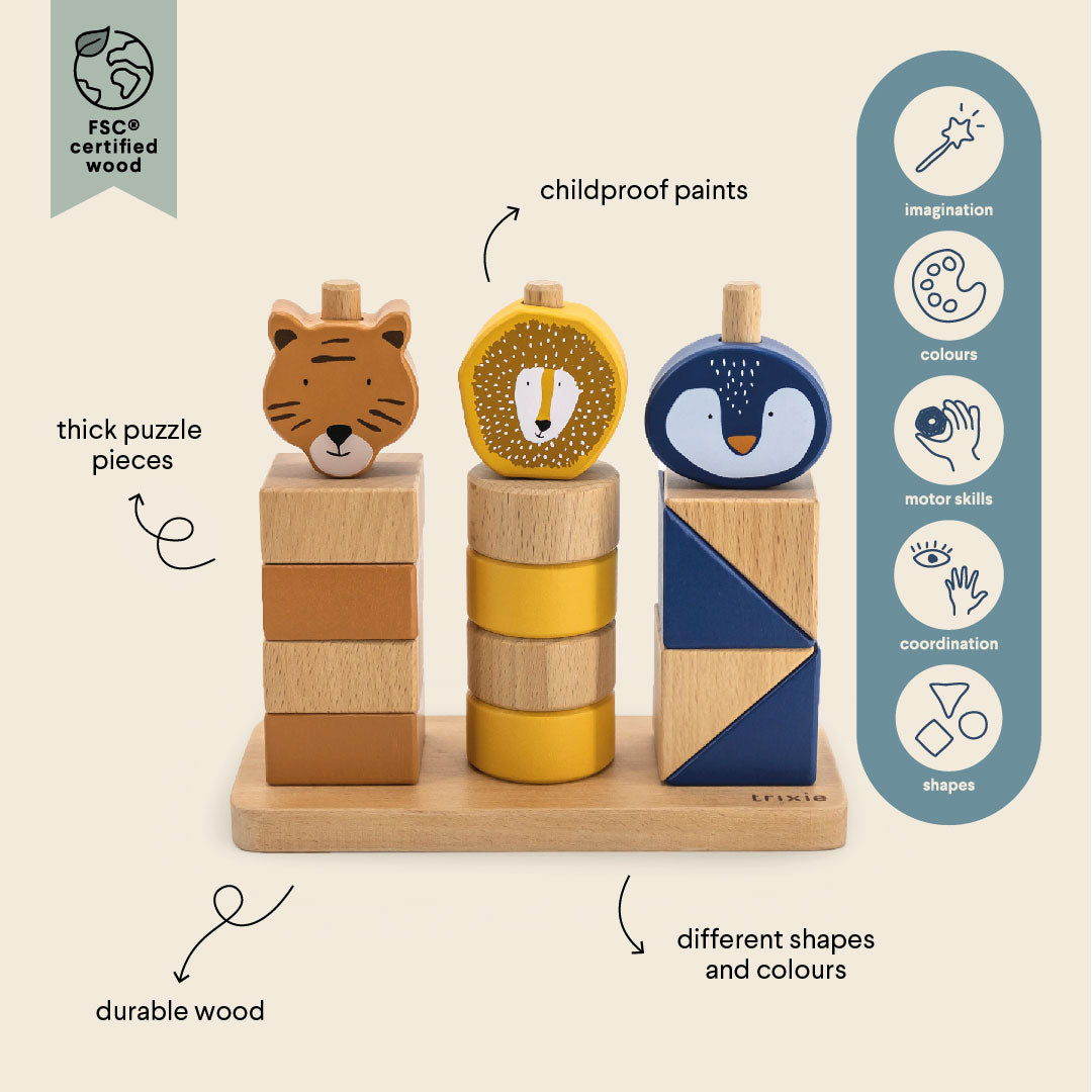 Impilatore di blocchi di legno per animali - Trixie