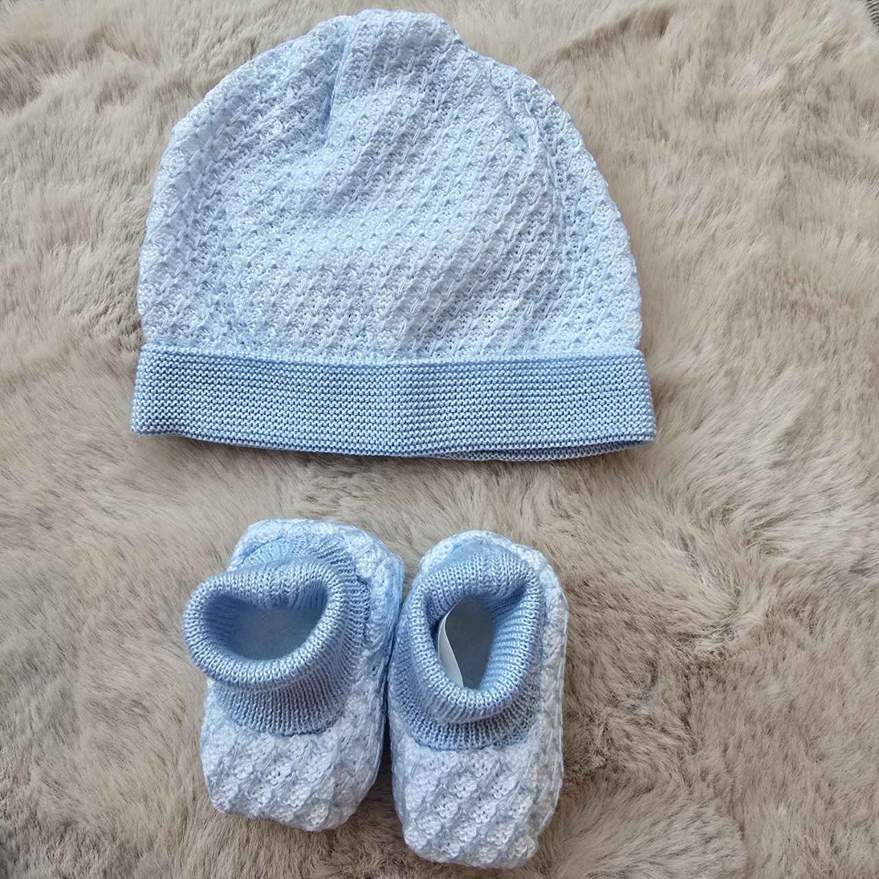 Coordinato in cotone azzurro - Marlù