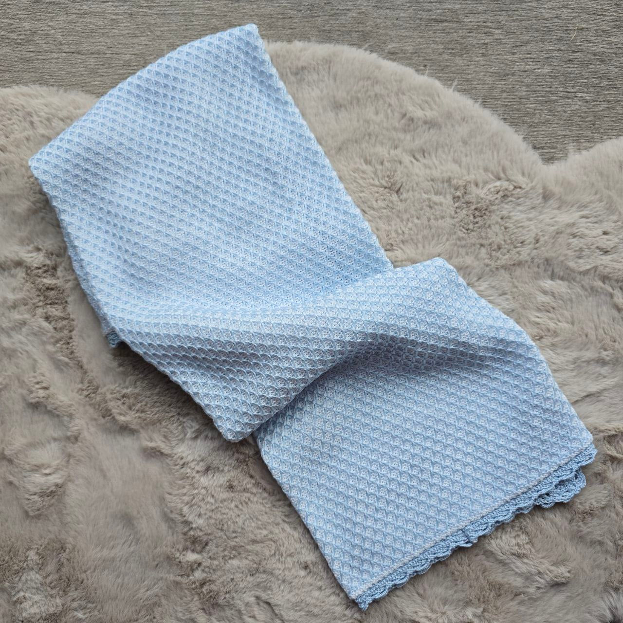 Coordinato in cotone azzurro - Marlù