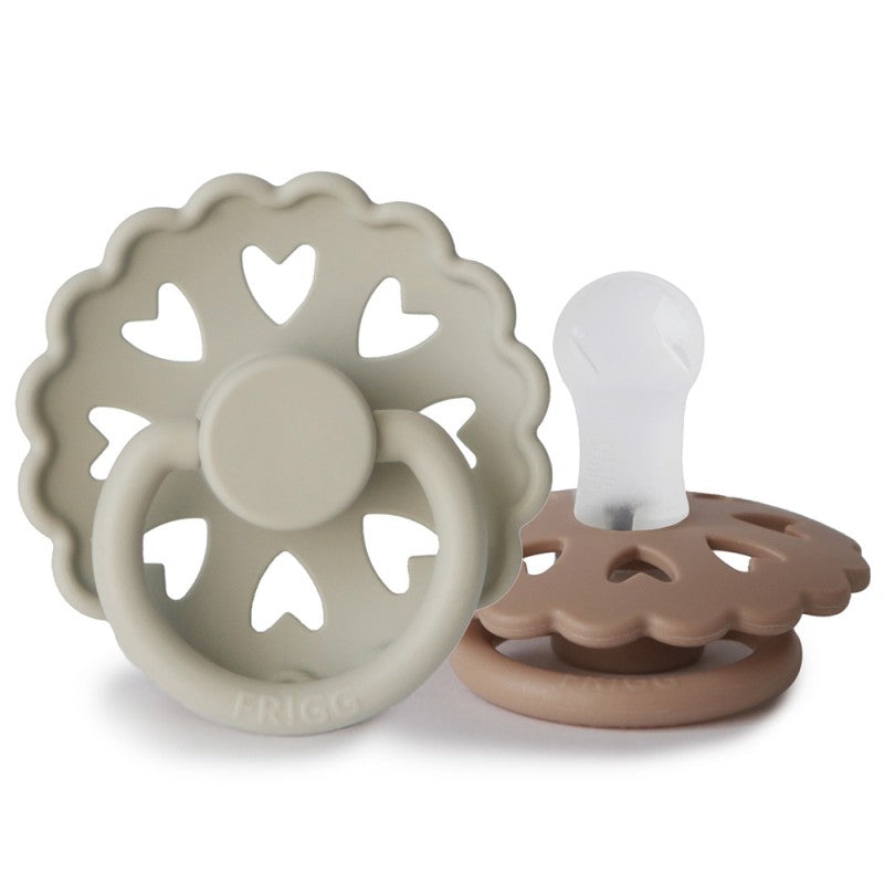 Ciucci FRIGG confezione da 2 - Dis. Fairytale - Grigio e Biscotto 0-6 Mesi