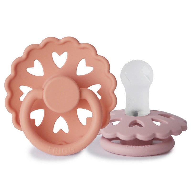Ciucci FRIGG confezione da 2 - Dis. Fairytale - Pesca e Rosa 0-6 Mesi e 6-18 mesi