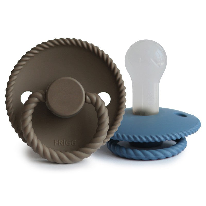 Ciucci FRIGG confezione da 2 - Dis. Rope Blu e Grigio scuro 0-6 Mesi e 6-18 mesi