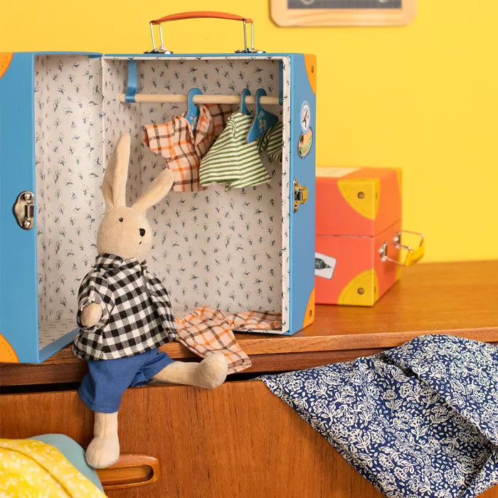 Armadio con Sylvain Coniglio e vestiti - Moulin Roty