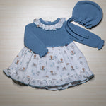 Vestitino Azzurro con Pantaloncino - Juliana