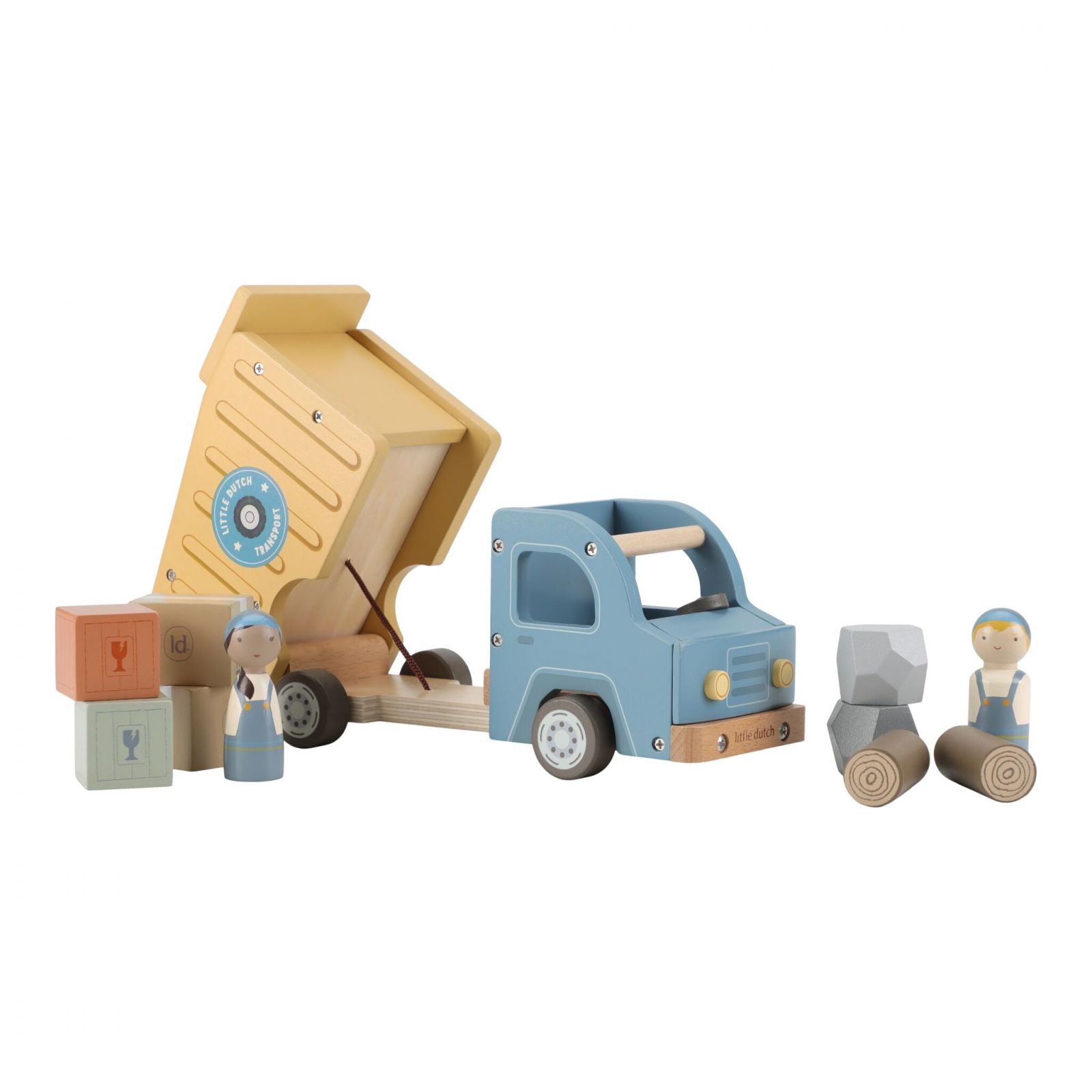 Camion della spazzatura con personaggi - Little Dutch