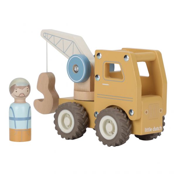 Camion con gru e personaggio - Little Dutch