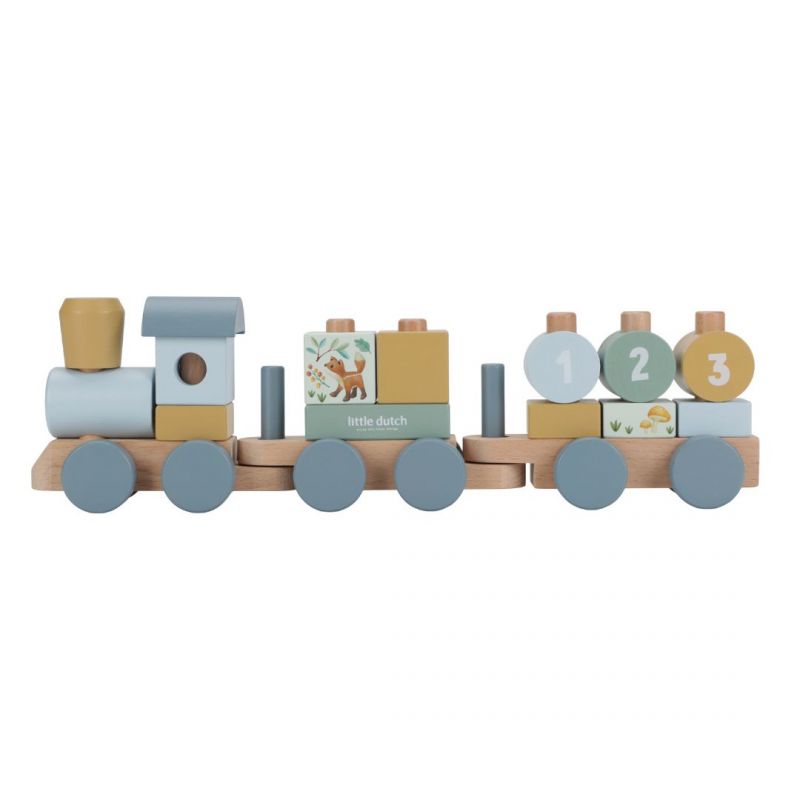 Trenino con costruzioni - Little Dutch