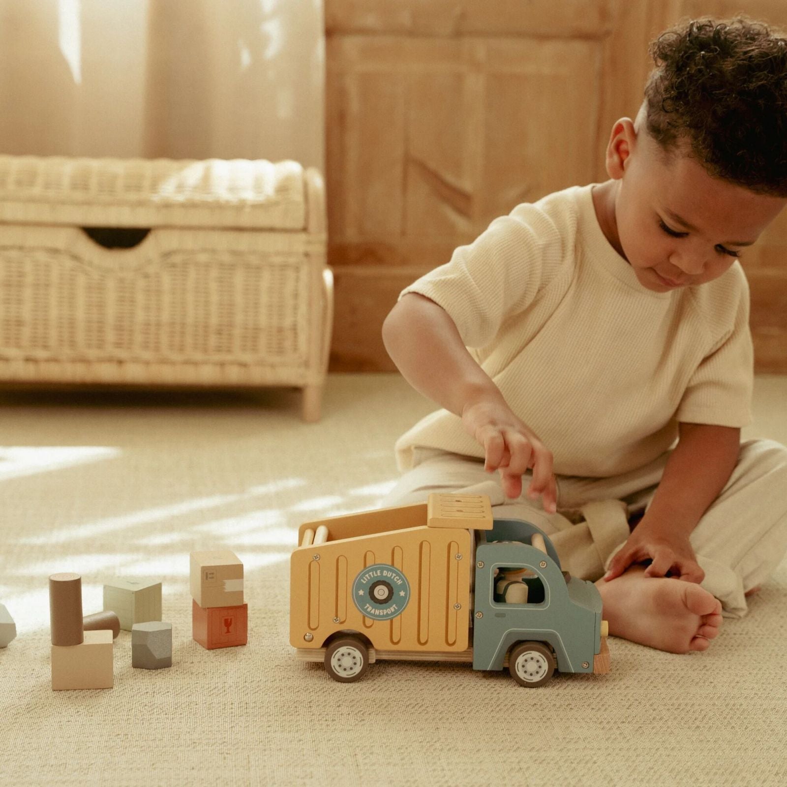 Camion della spazzatura con personaggi - Little Dutch