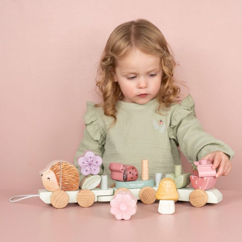 Trenino con costruzioni - Little Dutch