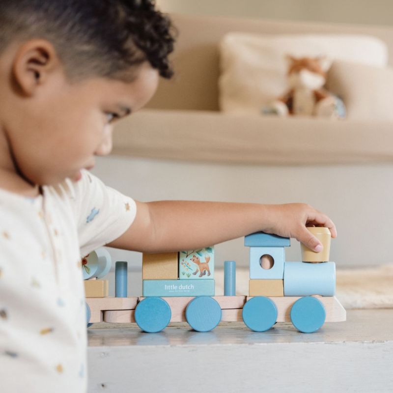 Trenino con costruzioni - Little Dutch