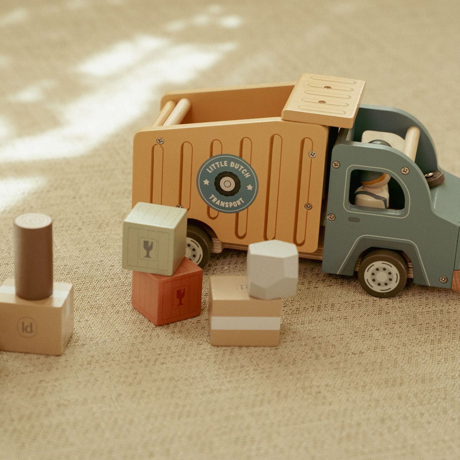 Camion della spazzatura con personaggi - Little Dutch