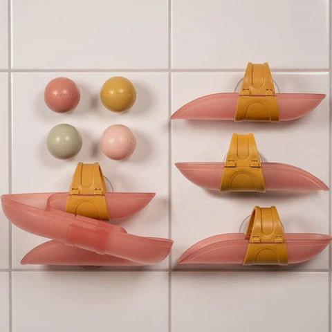 Scivolo da bagno con palline Rosa - Little Dutch