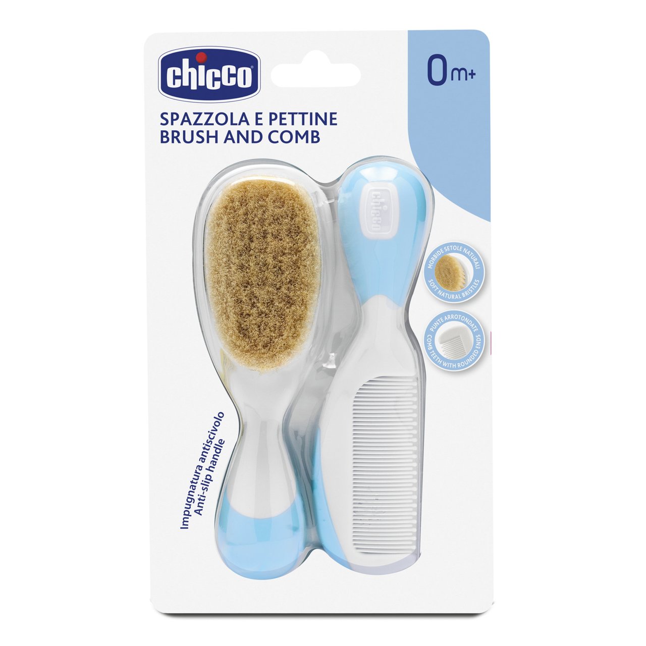 SPAZZOLA E PETTINE - azzurro
