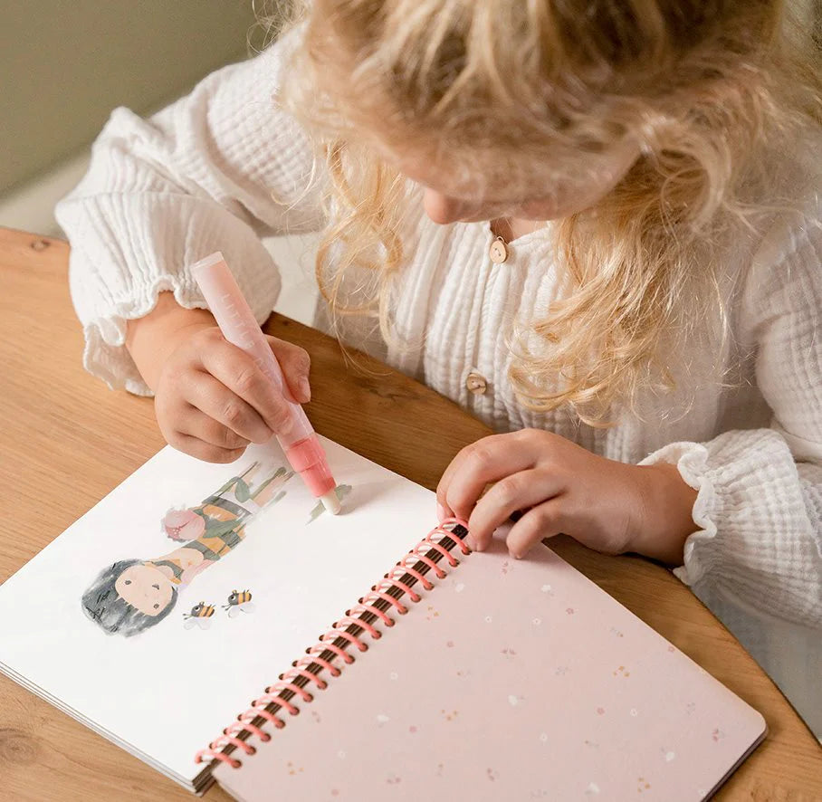 Libro ad acqua Pink and Friends - Little Dutch