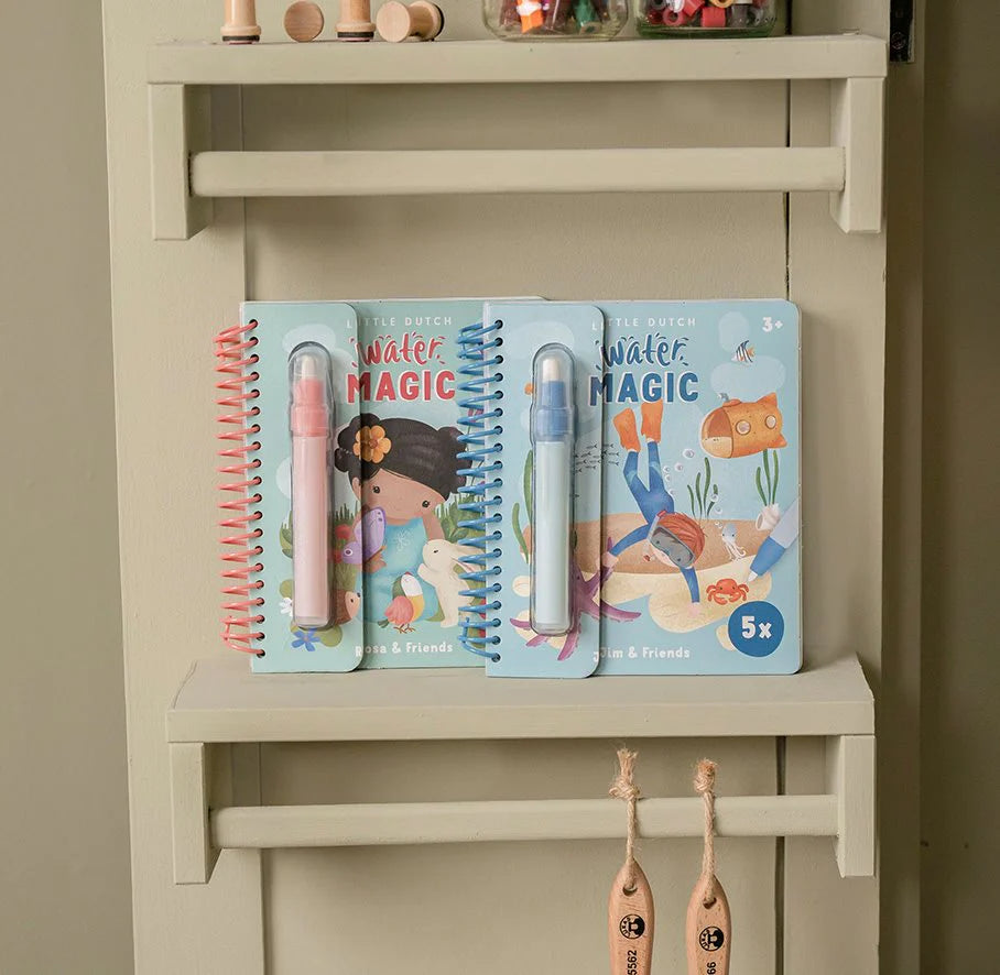 Libro ad acqua Pink and Friends - Little Dutch