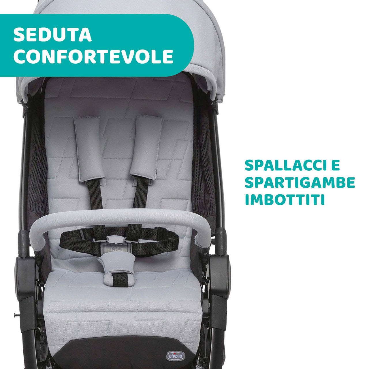 Passeggino Aereo e Viaggio WE in Cool Grey - Chicco