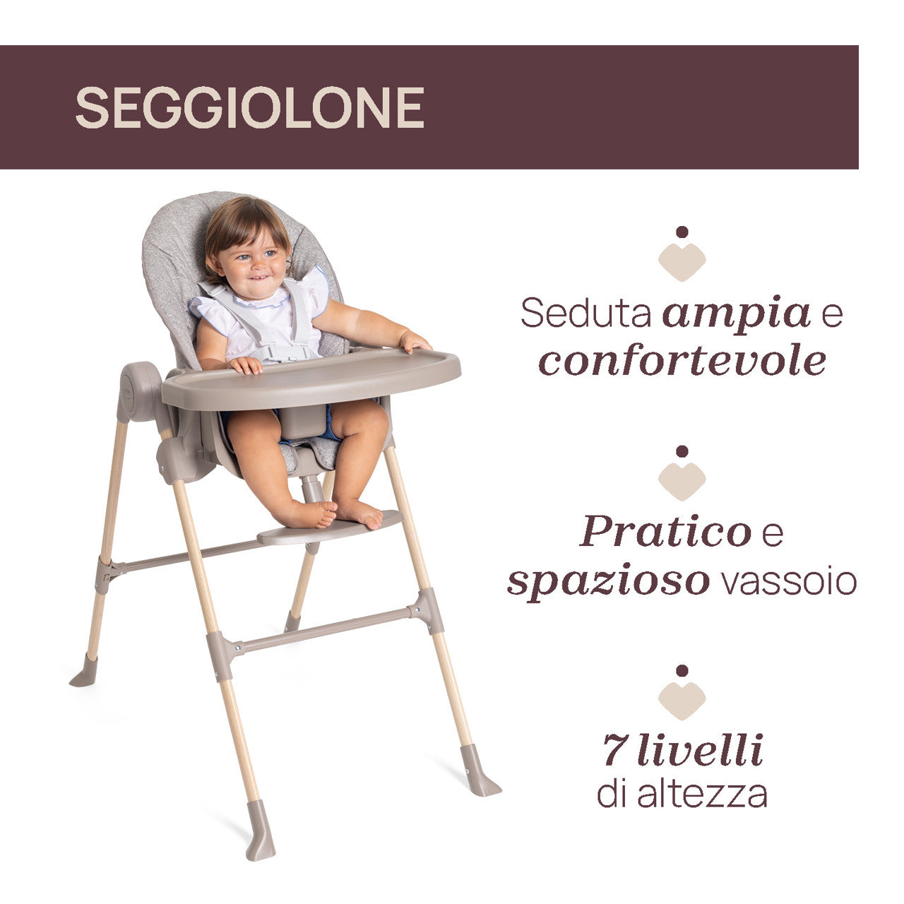 Seggiolone Polly Essential - Chicco