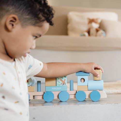 Trenino con costruzioni - Little Dutch