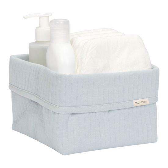Cesto portaoggetti piccolo Pure Soft Blue - Little Dutch