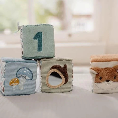 Set 4 Cubi Forest Friends - Little Dutch