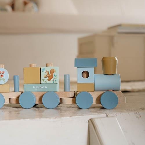 Trenino con costruzioni - Little Dutch