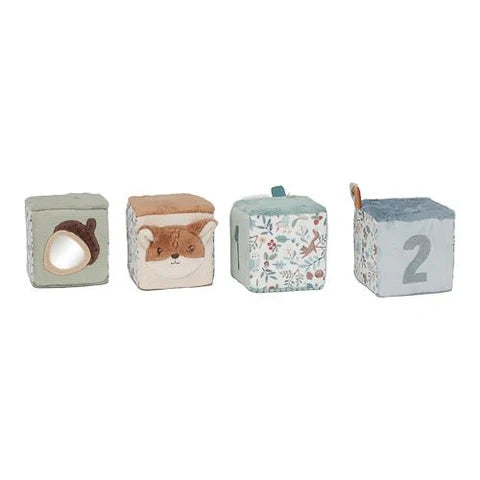 Set 4 Cubi Forest Friends - Little Dutch
