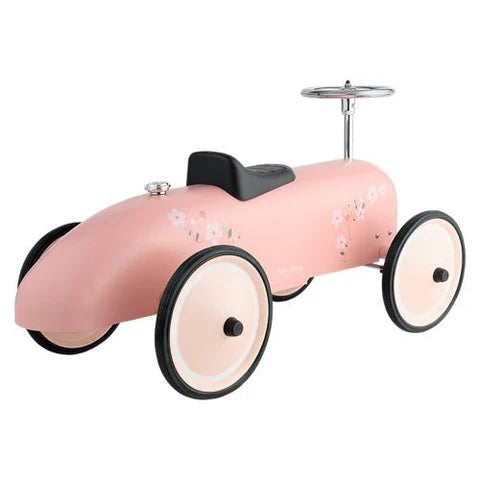 Auto Retrò Cavalcabile - Pink - Little Dutch