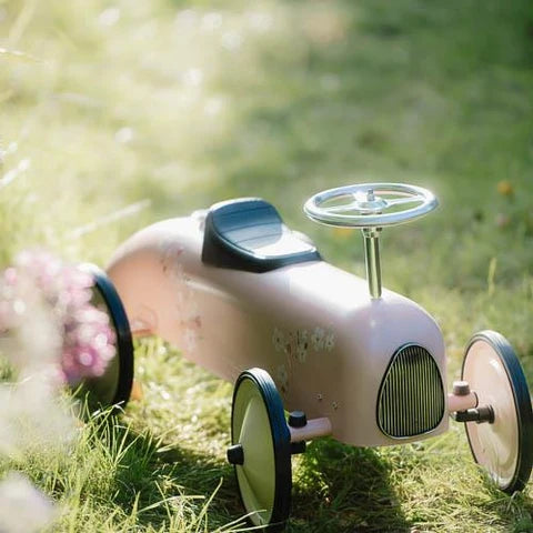 Auto Retrò Cavalcabile - Pink - Little Dutch