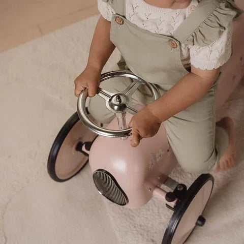 Auto Retrò Cavalcabile - Pink - Little Dutch
