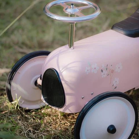 Auto Retrò Cavalcabile - Pink - Little Dutch