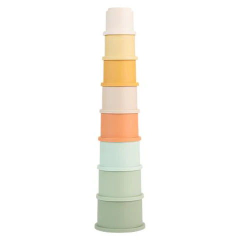 Tazze impilabili - Multicolore - Essentials - Little Dutch