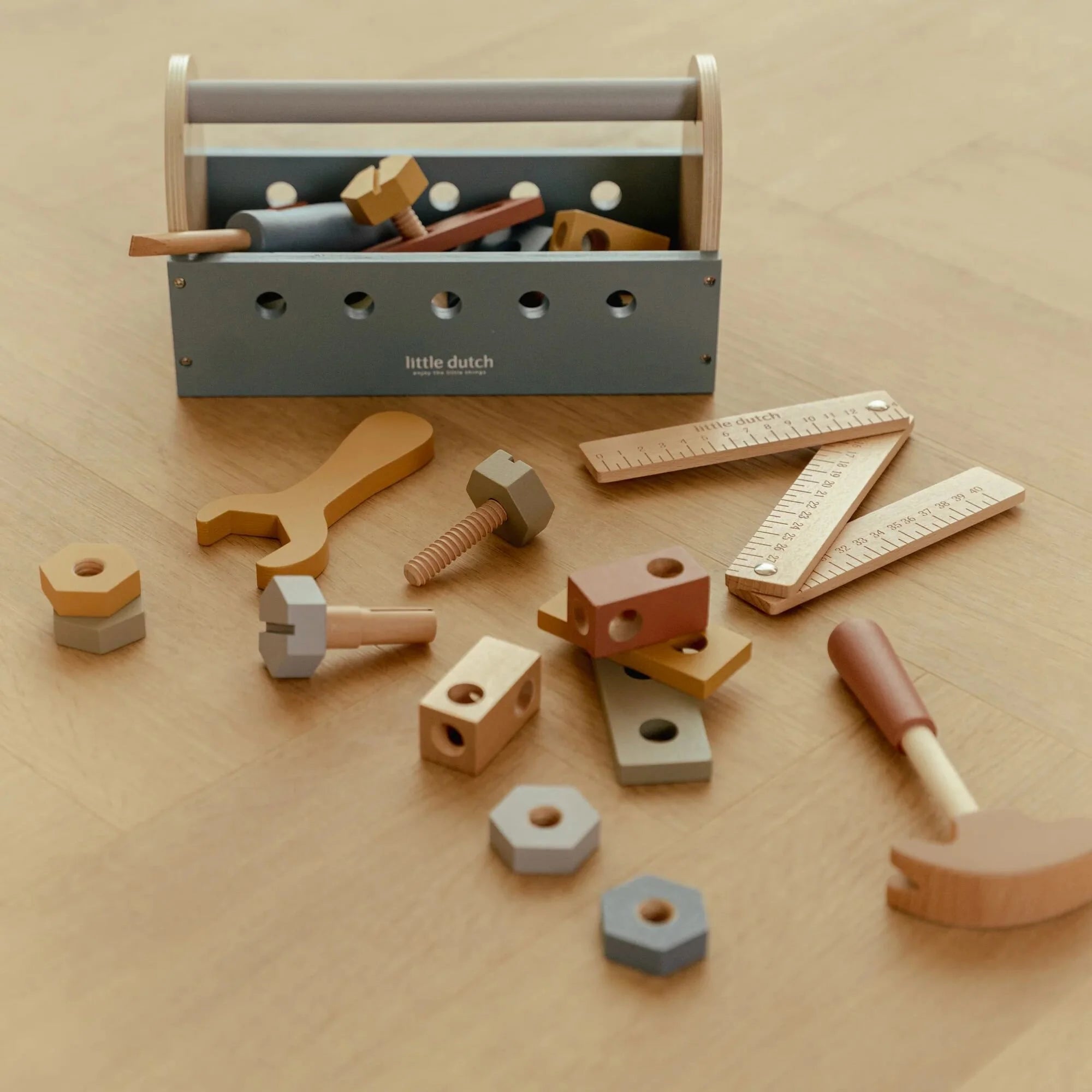 Cassetta degli attrezzi in legno - Little Dutch
