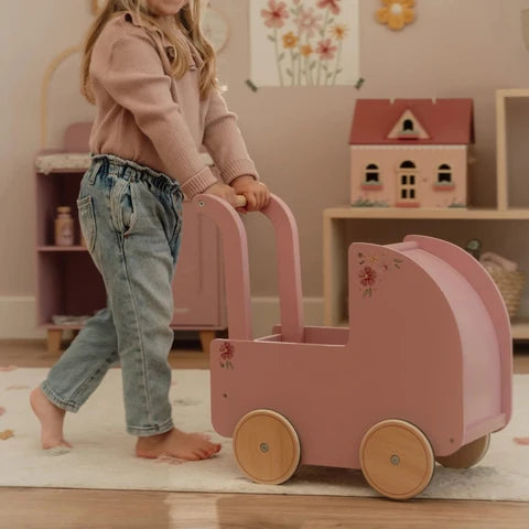 Carrello Primi Passi Rosa - Little Dutch