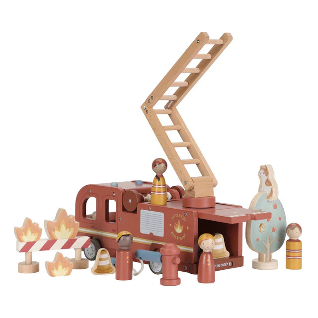 Camion dei pompieri in legno - Little Dutch