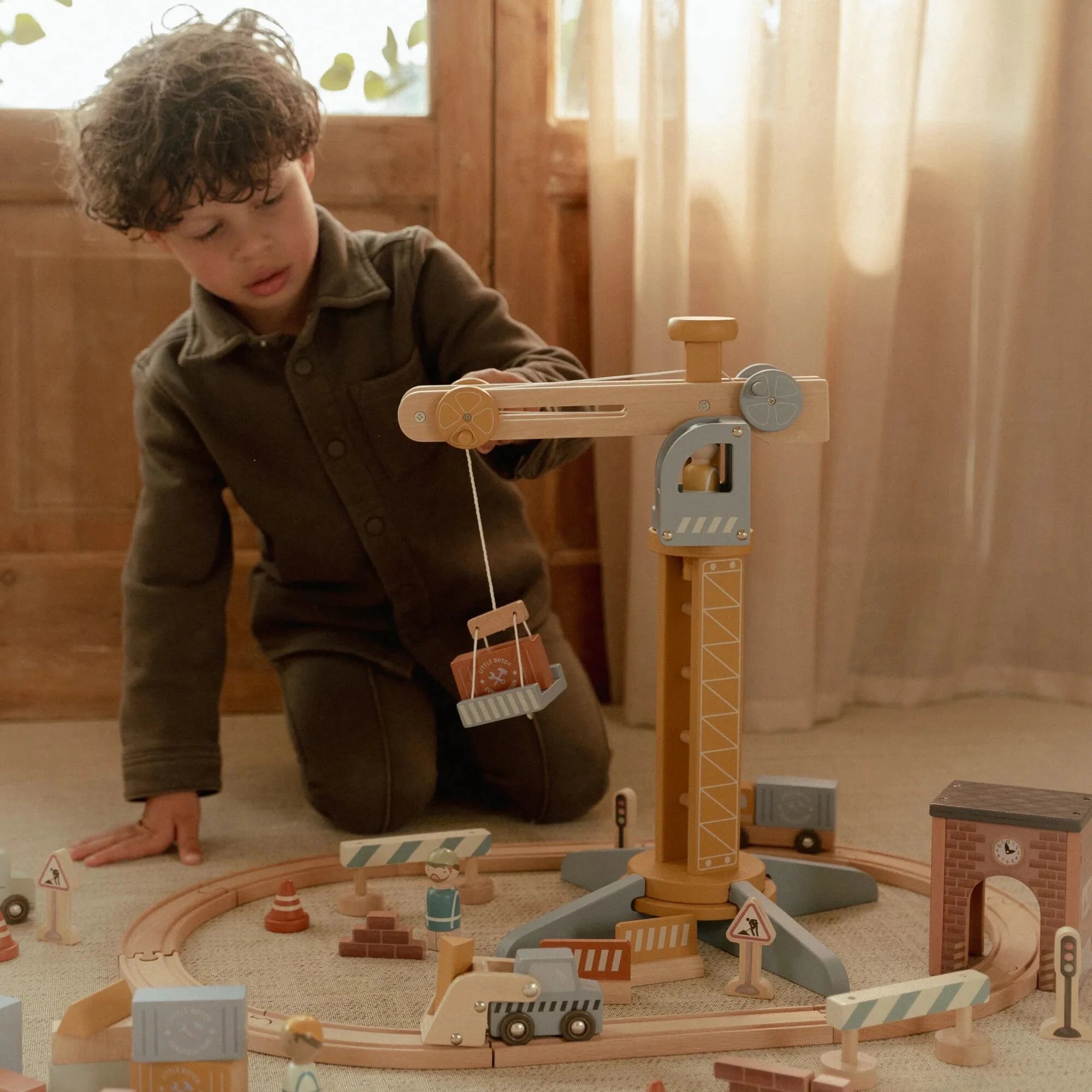 Gru in legno - Little Dutch