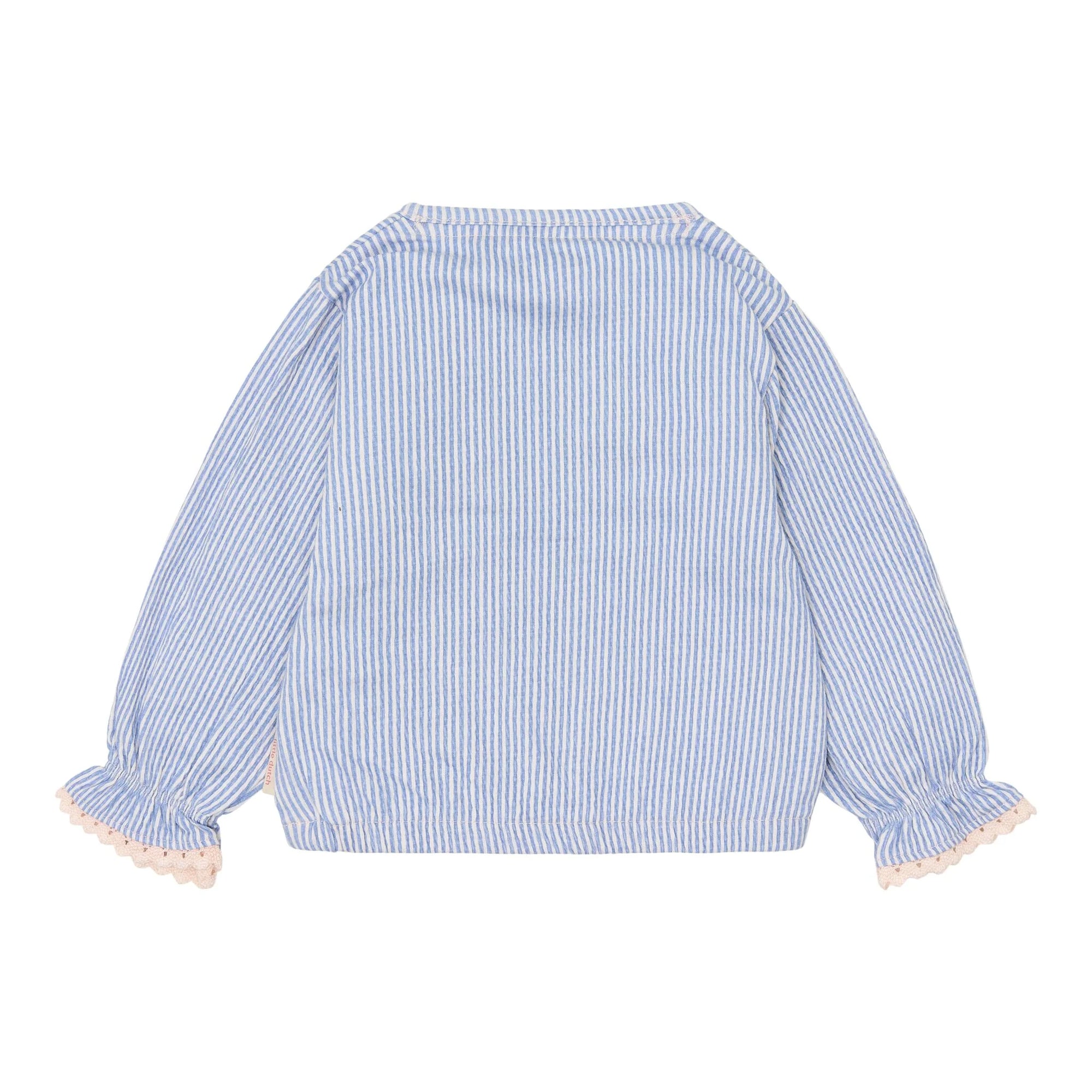 Camicetta Denim Blue Stripe - Little Dutch
